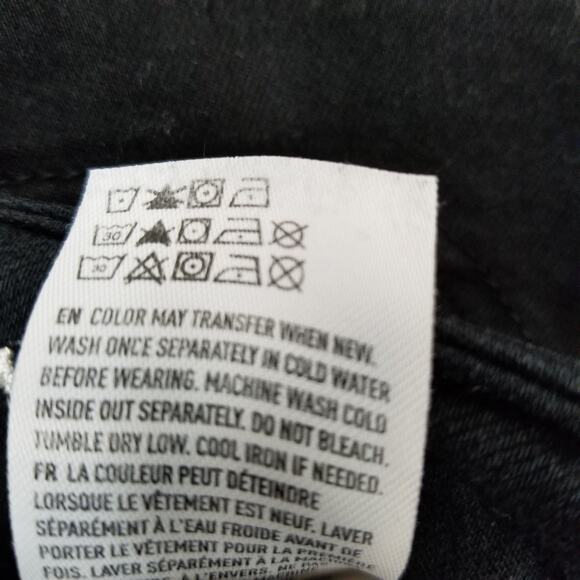 American Eagle Outfitters Women's Midi Shorts Black Size 2 - Picture 6 of 7